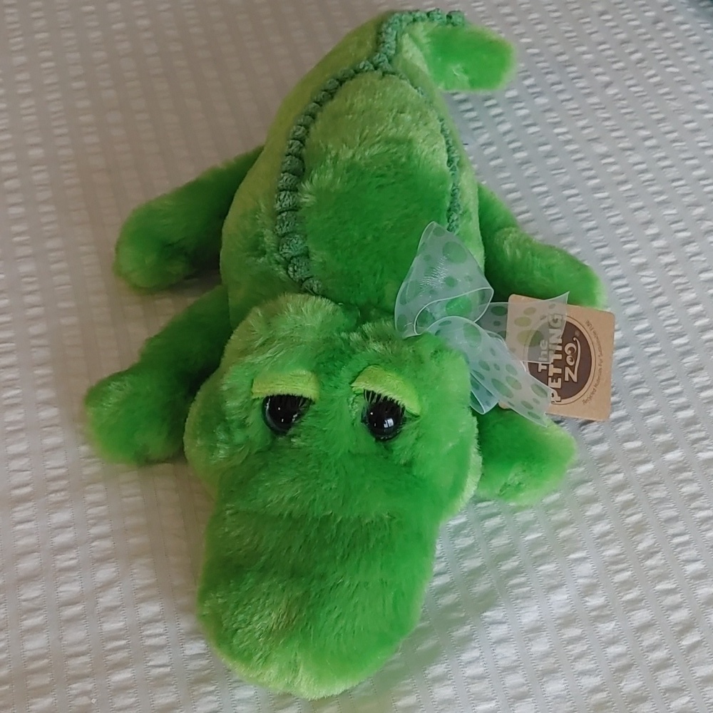 NWT The Petting Zoo Soft Plush Crocodile Stuffed Animal